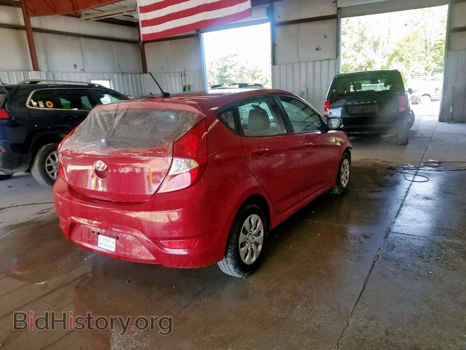 2017 HYUNDAI ACCENT - VIN: KMHCT5AE2HU349480 - Фото 4