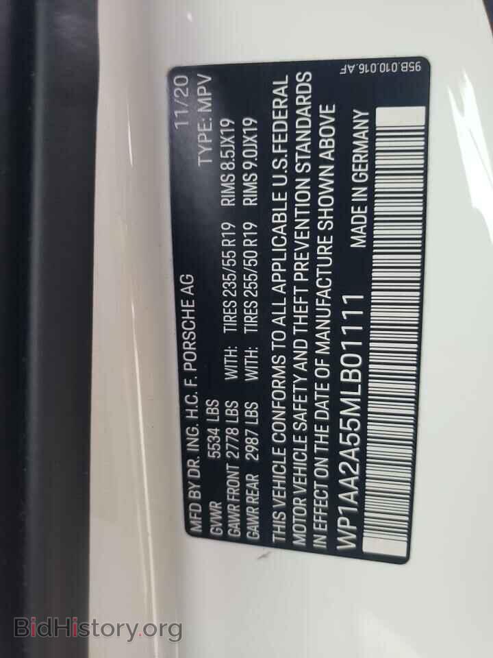 2021 PORSCHE MACAN - VIN: WP1AA2A55MLB01111 - Photo 13