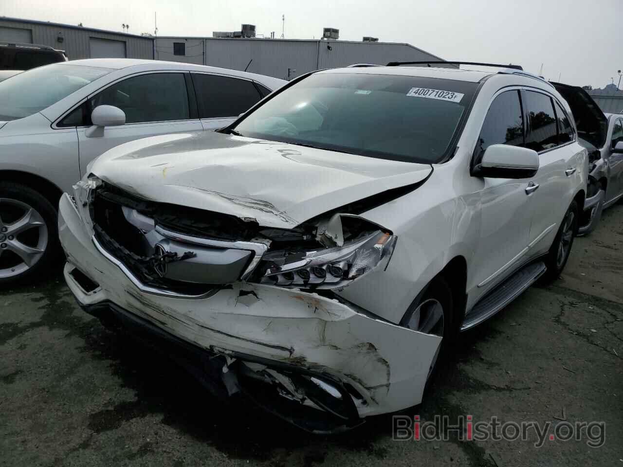 Фотография 5FRYD4H22GB042331 - ACURA MDX 2016