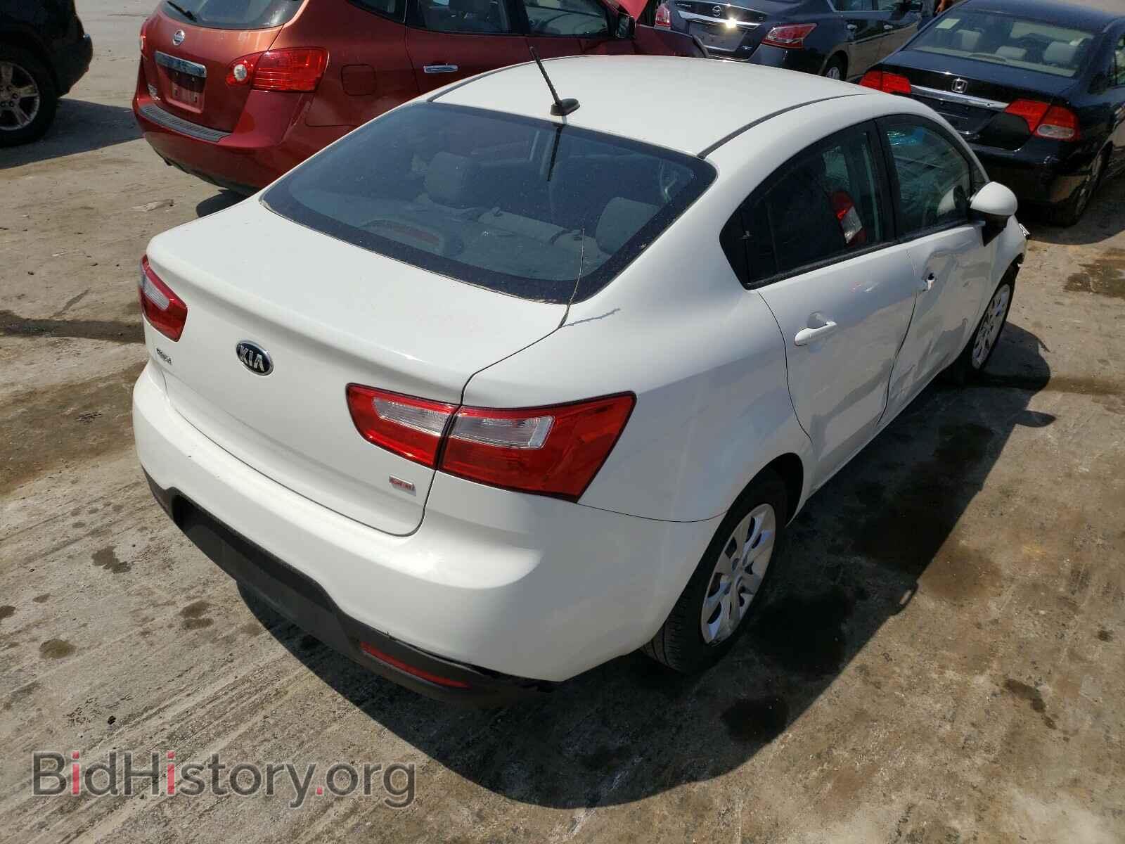 2014 KIA RIO - VIN: KNADM4A32E6418499 - Фото 4