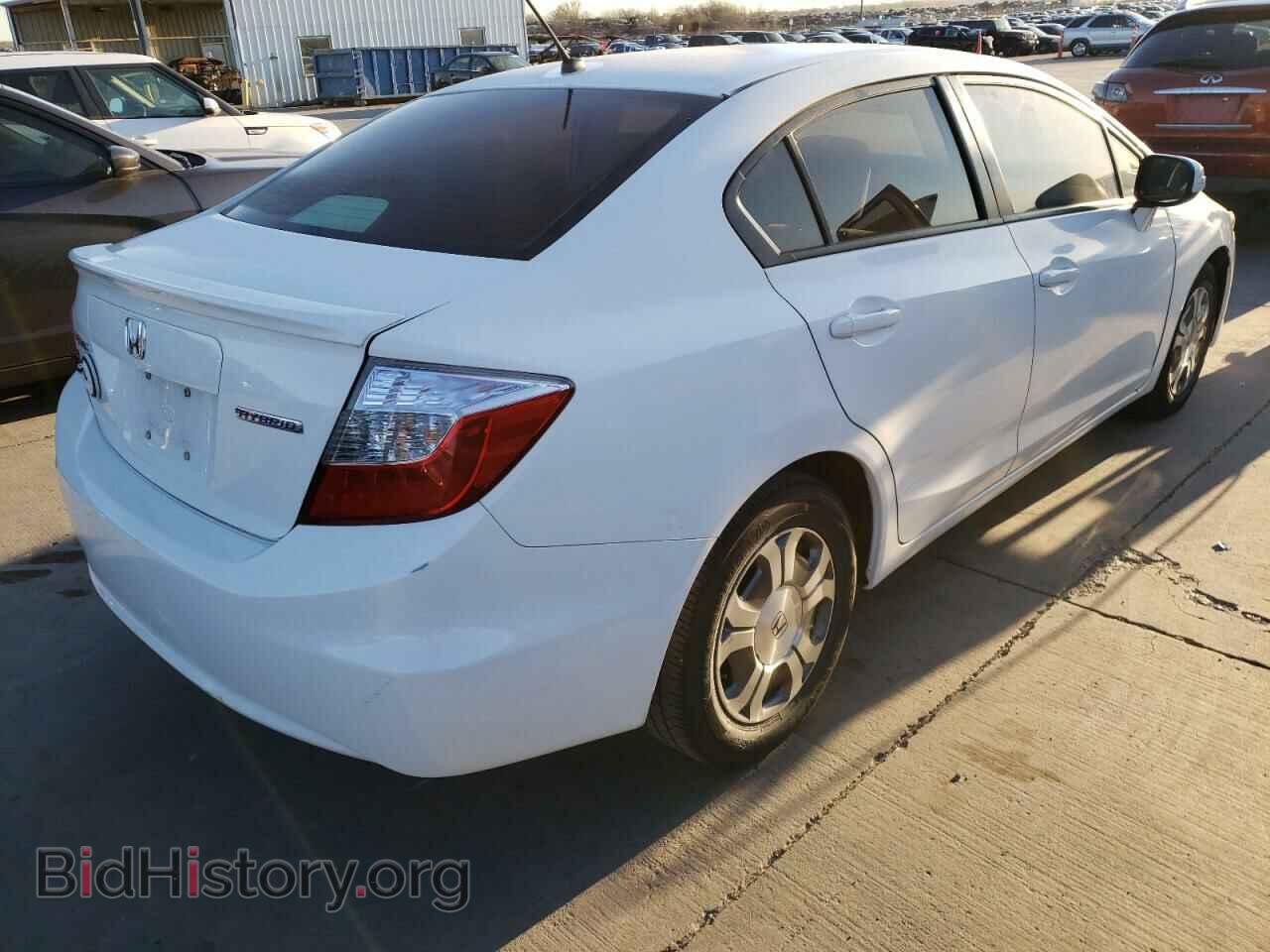 2012 HONDA CIVIC - VIN: JHMFB4F29CS000848 - Фото 4