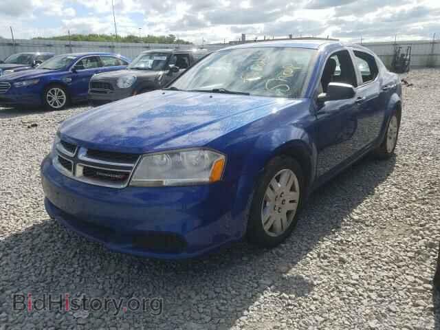 2014 DODGE AVENGER - VIN: 1C3CDZAGXEN184489 - Фото 2