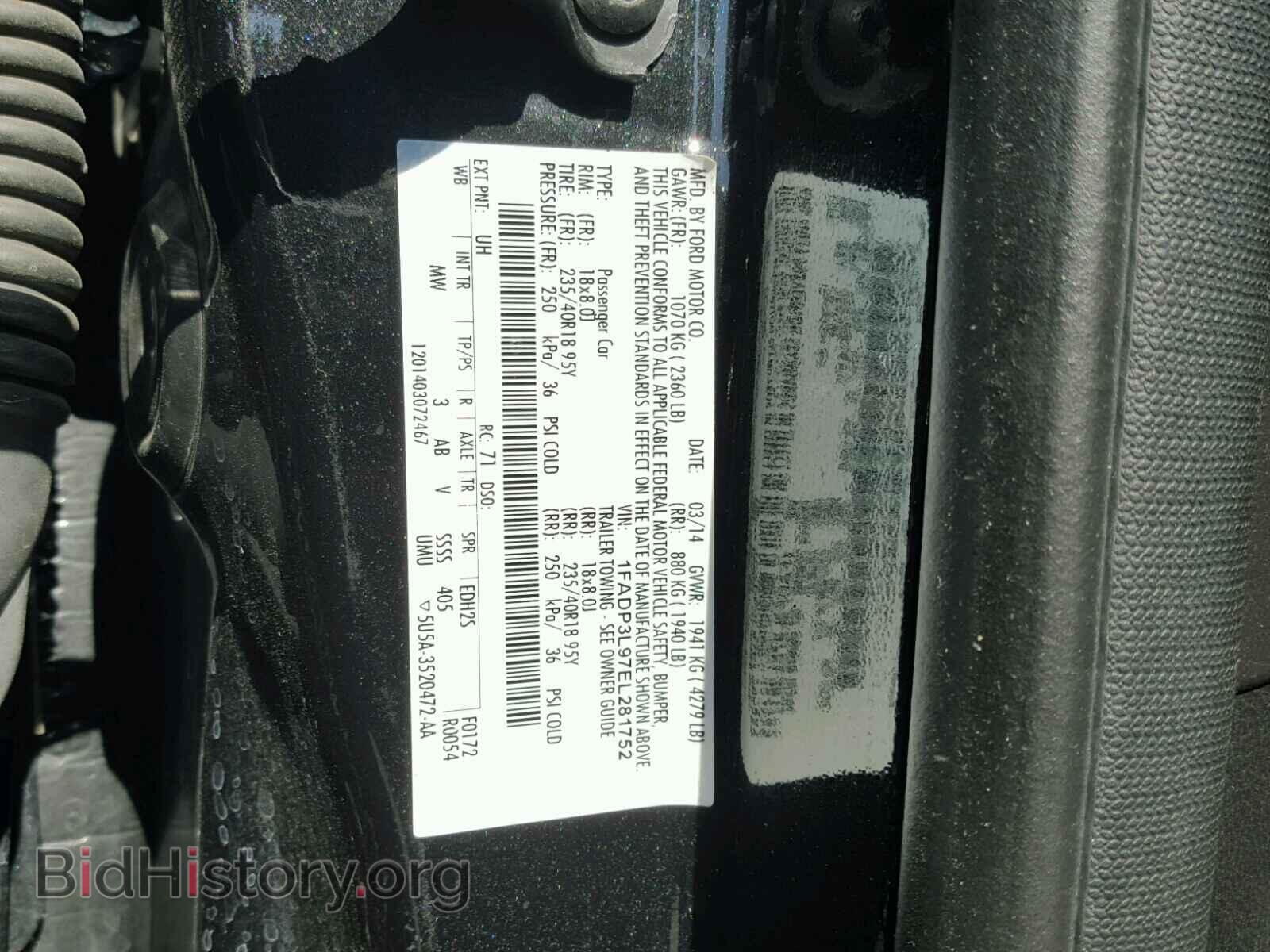 2014 FORD FOCUS - VIN: 1FADP3L97EL281752 - Photo 10