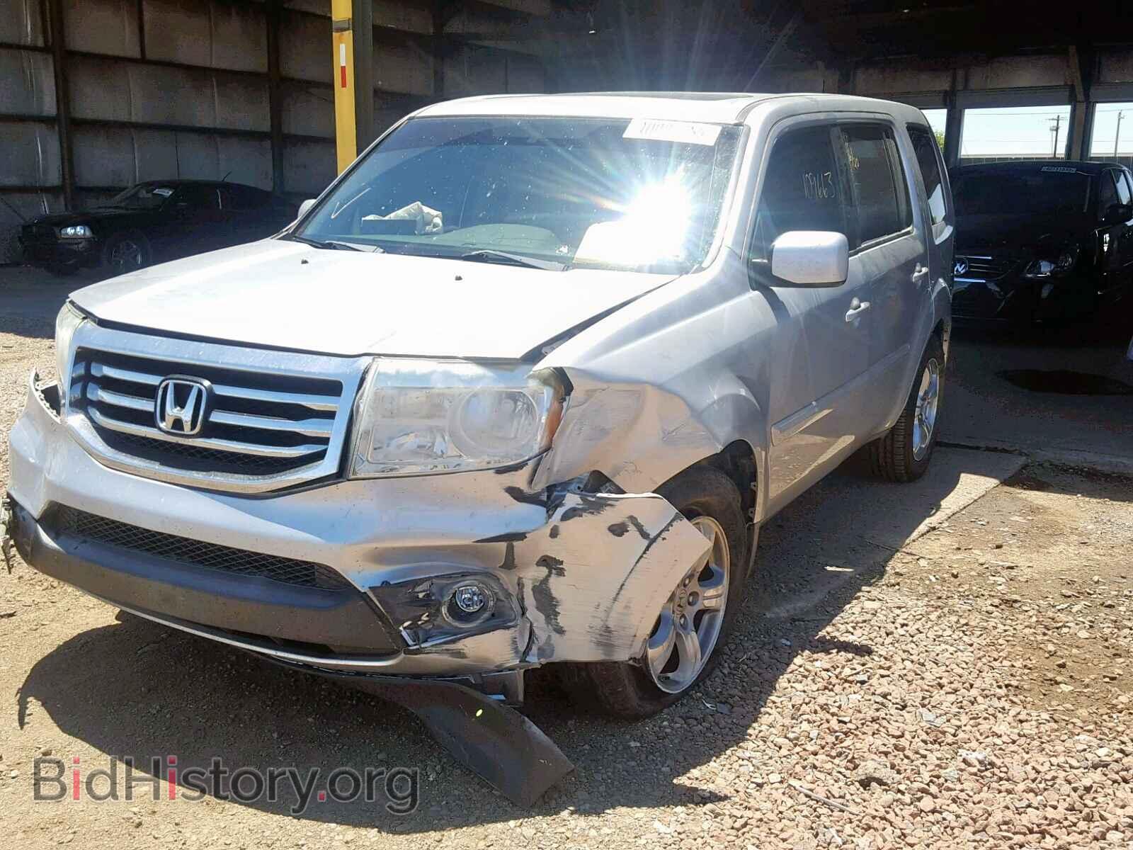 2013 HONDA PILOT EXL - VIN: 5FNYF3H59DB026736 - Фото 2