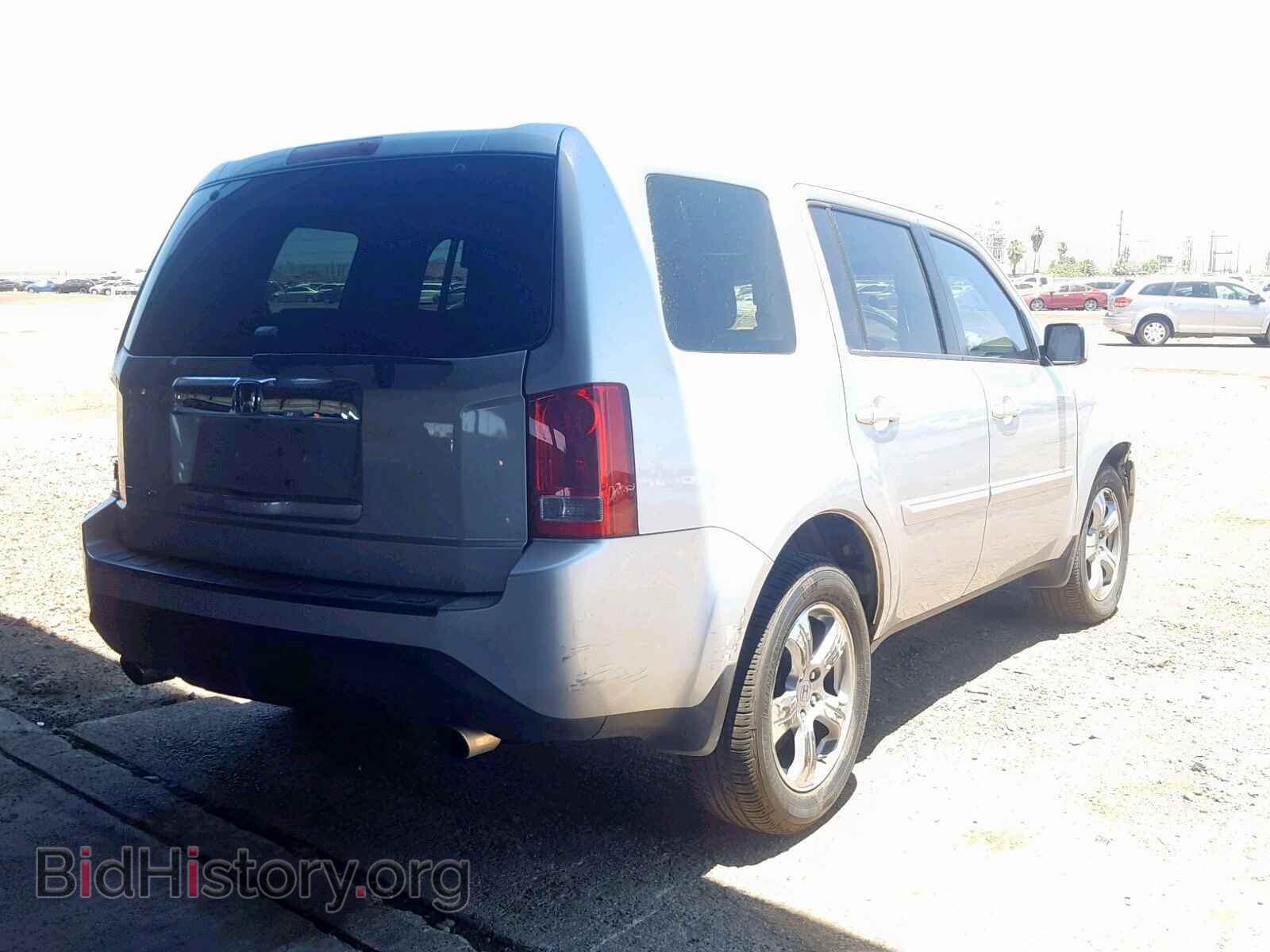 2013 HONDA PILOT EXL - VIN: 5FNYF3H59DB026736 - Фото 4