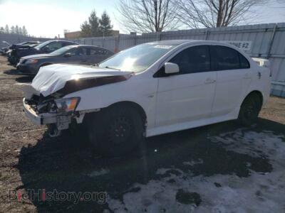 2014 Mitsubishi LANCER Lancer ES/, белый — VIN JA32U2FU2EU605252, Copart
