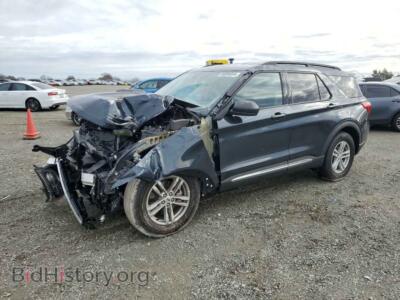 2023 Ford EXPLORER XLT, синий — VIN 1FMSK7DH7PGB86418, Copart