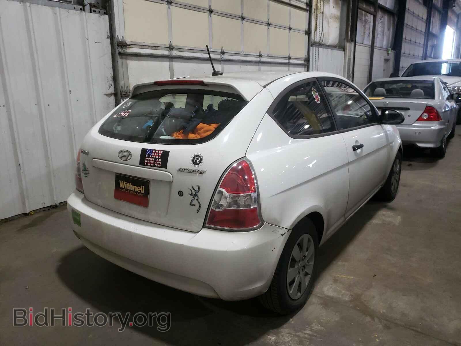 2009 HYUNDAI ACCENT - VIN: KMHCM36C49U129770 - Фото 4