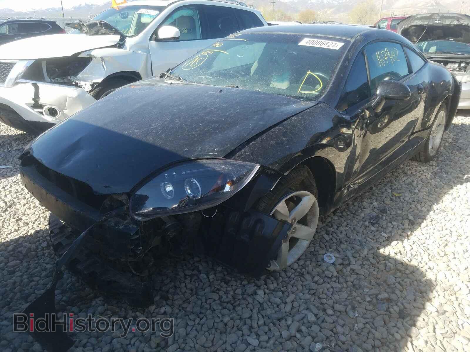 2007 MITSUBISHI ECLIPSE - VIN: 4A3AK24F67E012365 - Фото 2