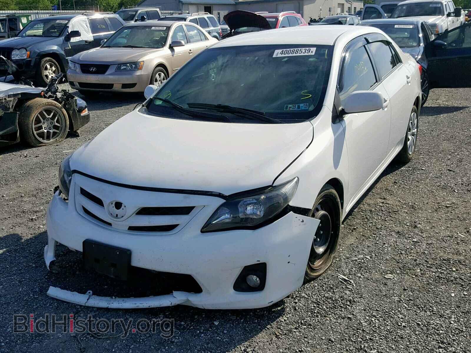 2012 TOYOTA COROLLA BA - VIN: 2T1BU4EE0CC829587 - Фото 2
