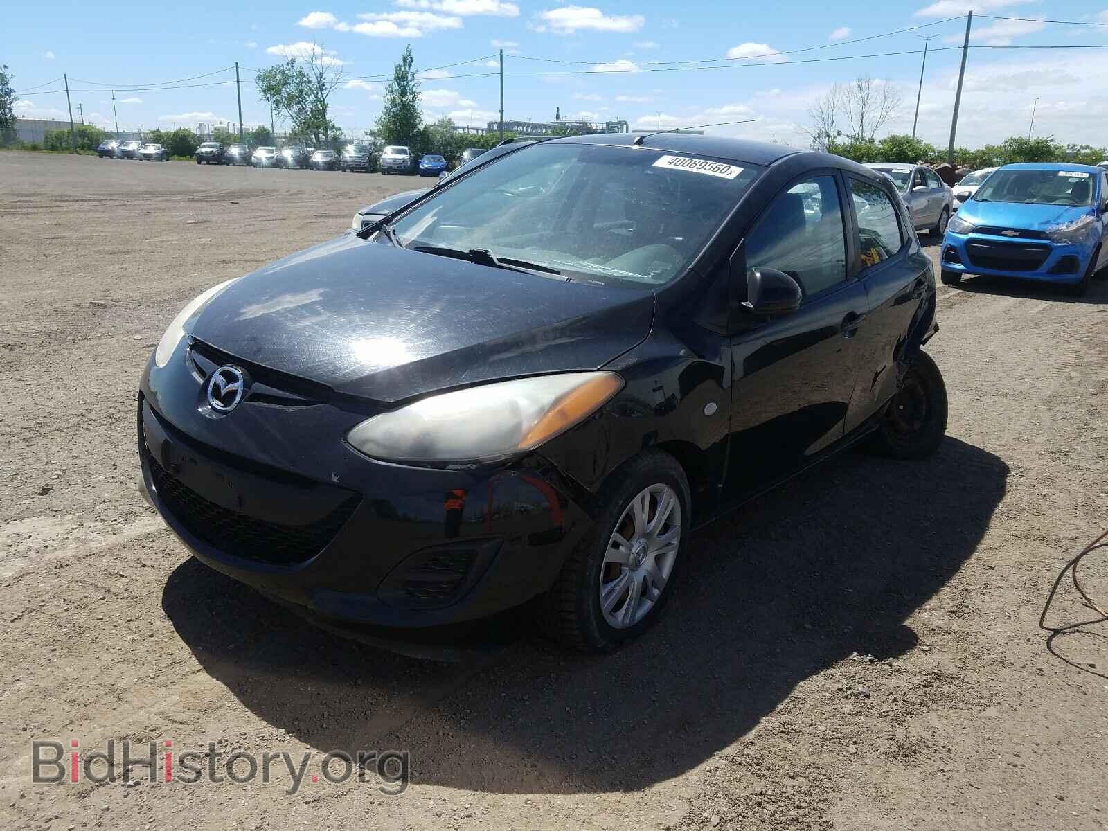 2011 MAZDA 2 - VIN: JM1DE1HY8B0104631 - Фото 2