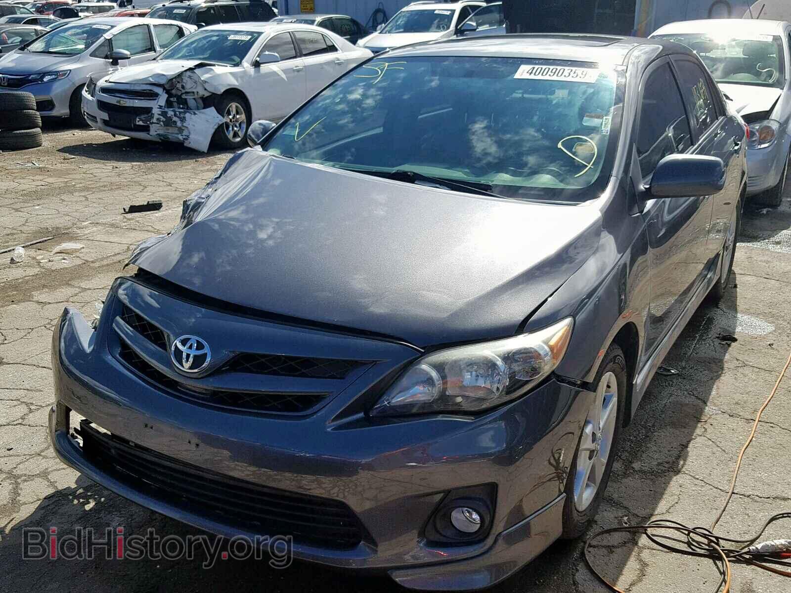 2011 TOYOTA COROLLA BA - VIN: 2T1BU4EE7BC747807 - Фото 2