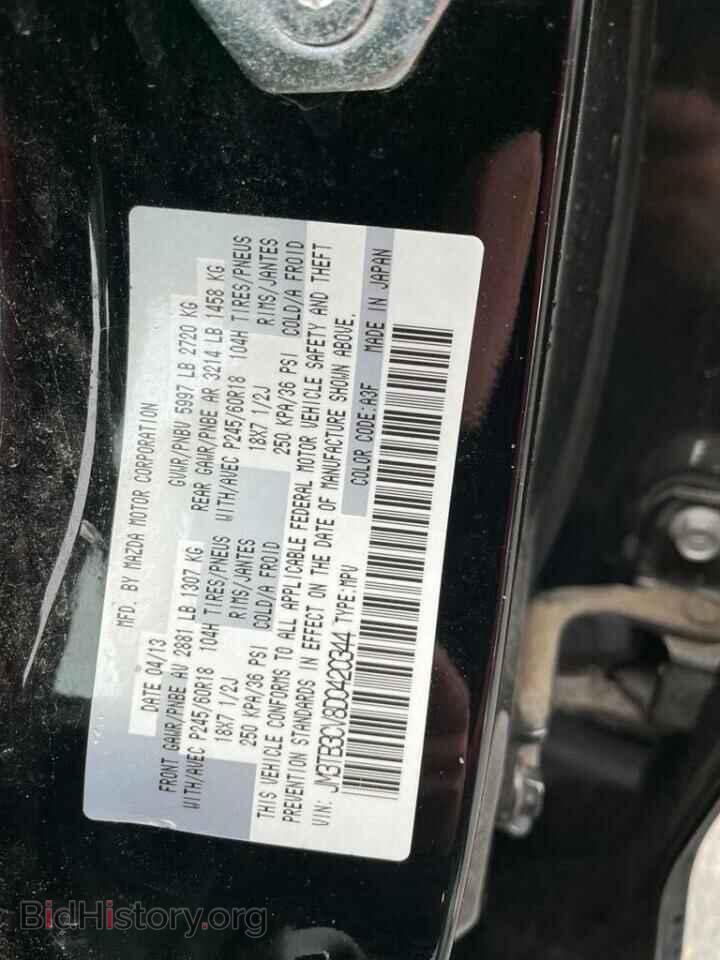 2013 MAZDA CX-9 - VIN: JM3TB3CV8D0420344 - Фото 10