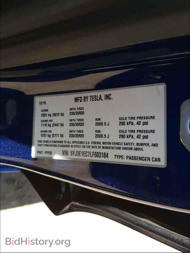 2020 TESLA MODEL 3 - VIN: 5YJ3E1EC7LF603184 - Photo 10