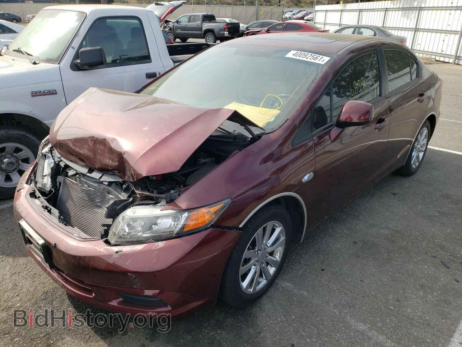 2012 HONDA CIVIC - VIN: 19XFB2F82CE336208 - Фото 2