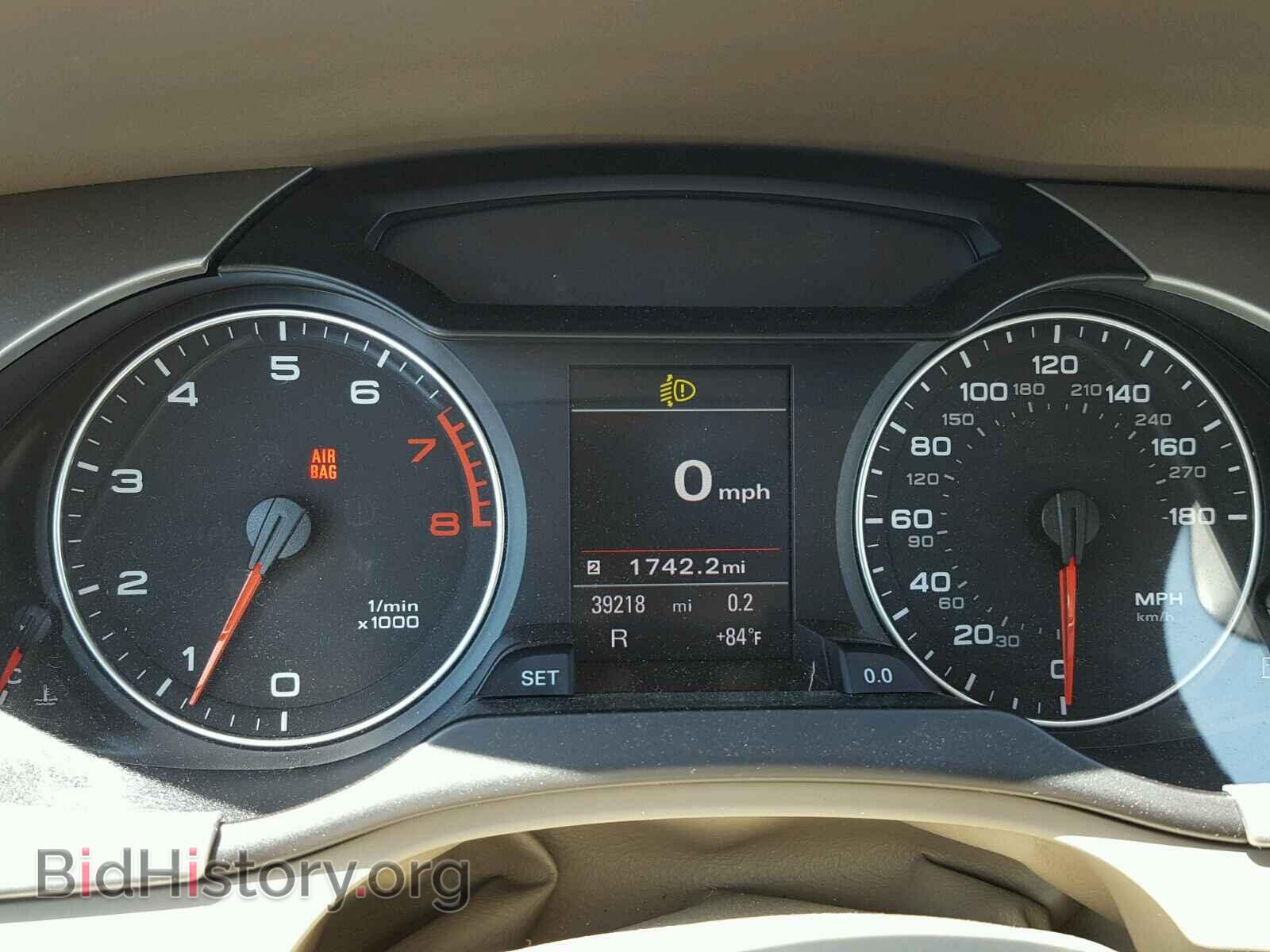 2012 AUDI A4 - VIN: WAUFFAFL5CN017400 - Фото 8