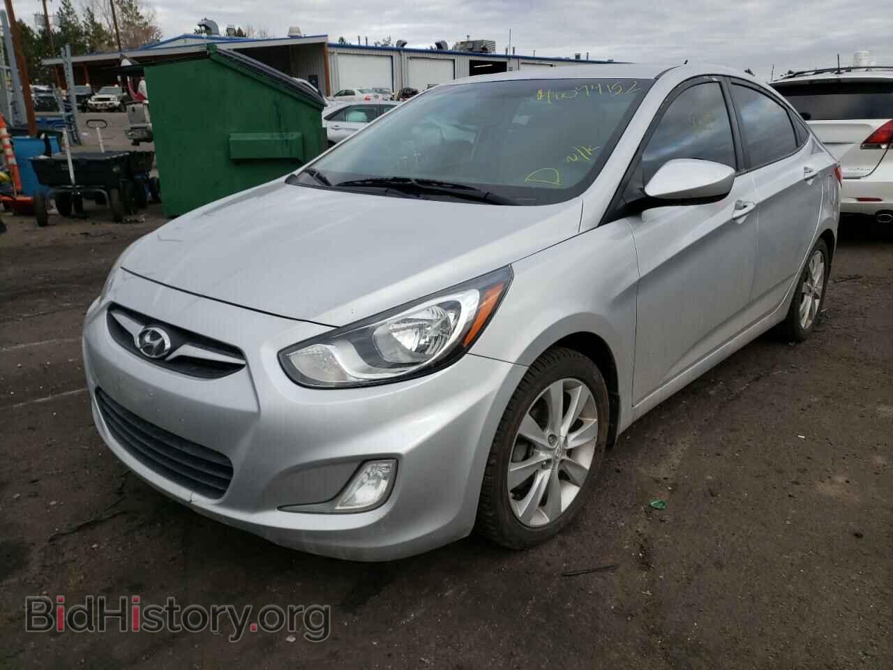 2013 HYUNDAI ACCENT - VIN: KMHCU4AE8DU478356 - Фото 2