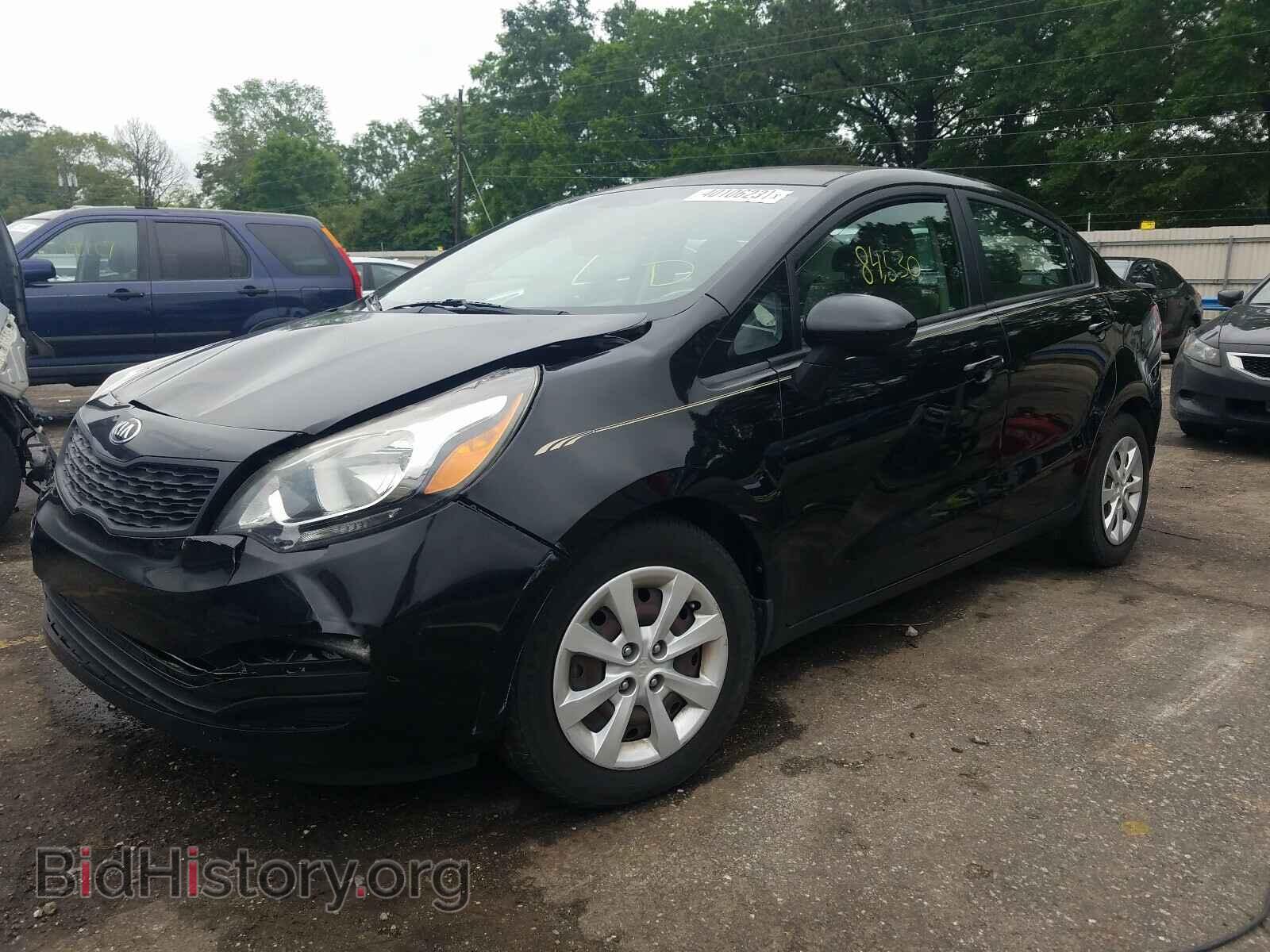 2014 KIA RIO - VIN: KNADM4A38E6413047 - Фото 2