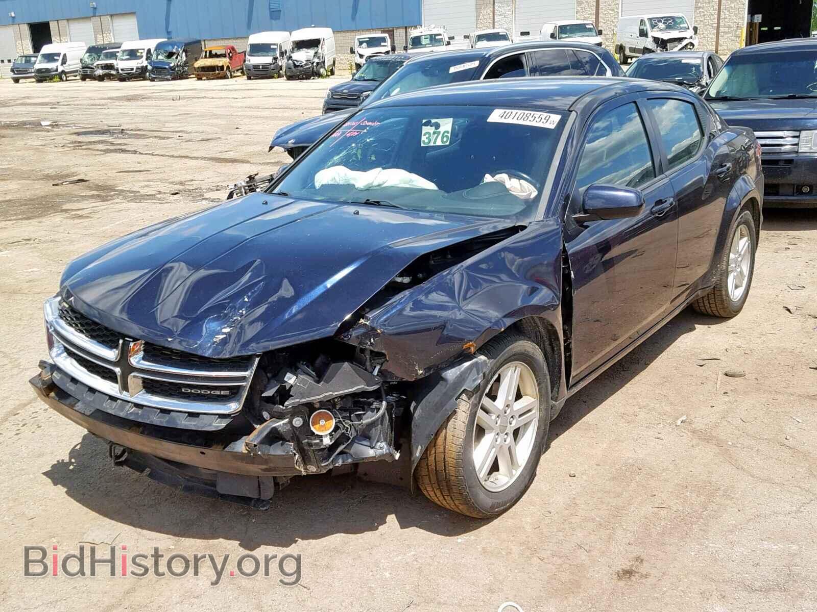 2011 DODGE AVENGER - VIN: 1B3BD1FB1BN506374 - Фото 2