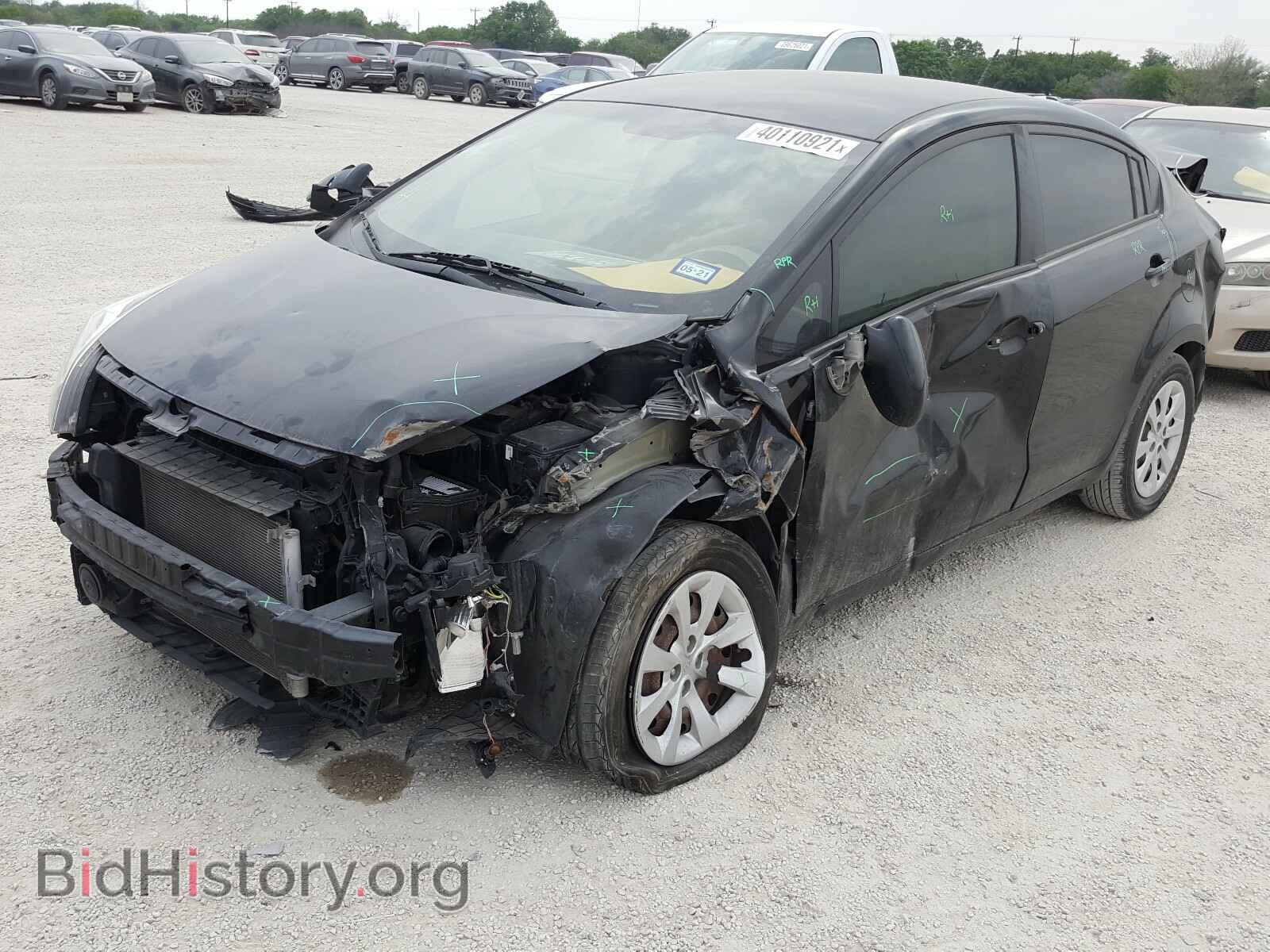 2013 KIA RIO - VIN: KNADM4A36D6231961 - Фото 2