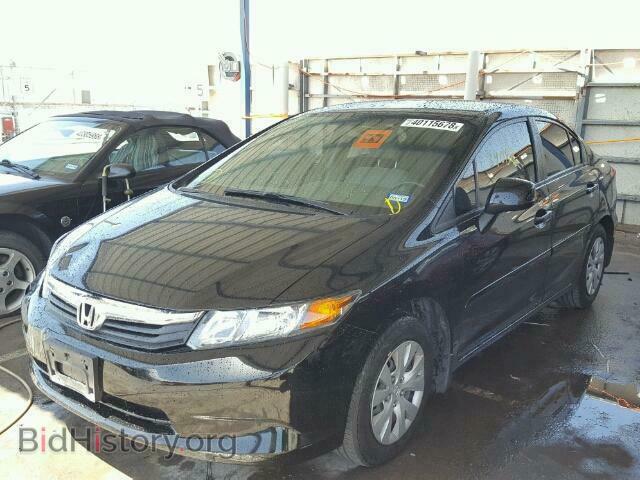 2012 HONDA CIVIC LX - VIN: JHMFB2F53CS000357 - Фото 2
