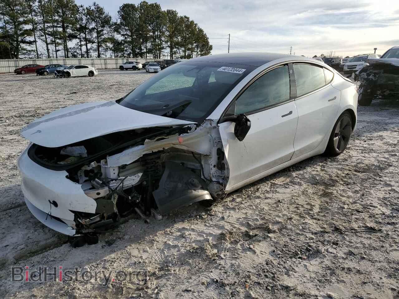 Photo 5YJ3E1EB6MF034854 - TESLA MODEL 3 2021