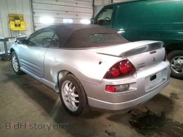 2001 MITSUBISHI ECLIPSE - VIN: 4A3AE85HX1E196260 - Фото 3