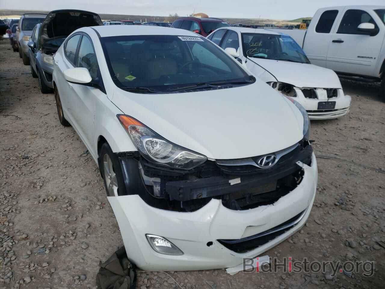 Photo 5NPDH4AE6CH111414 - HYUNDAI ELANTRA 2012