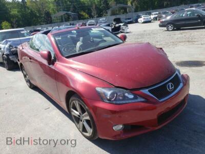 2012 Lexus IS IS 250, red — VIN JTHFF2C27C2526568, Copart