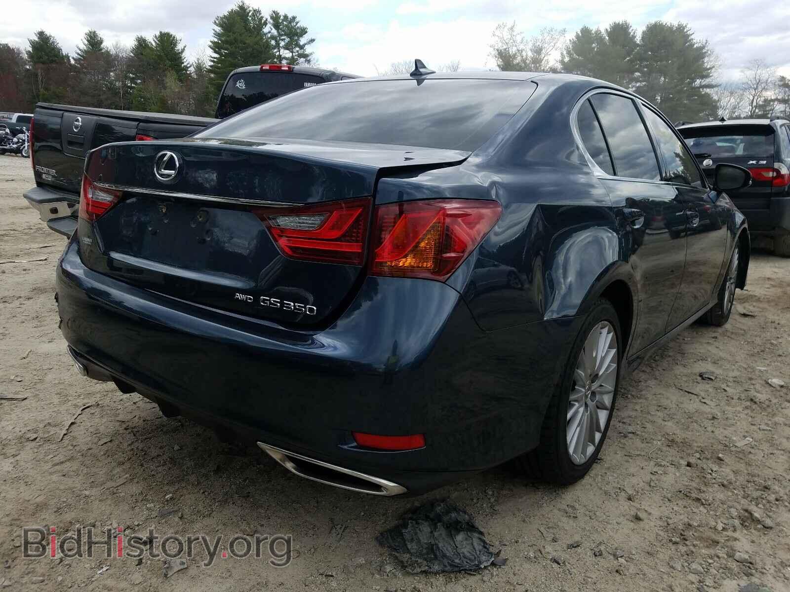 2014 LEXUS GS350 - VIN: JTHCE1BL4E5020398 - Фото 4