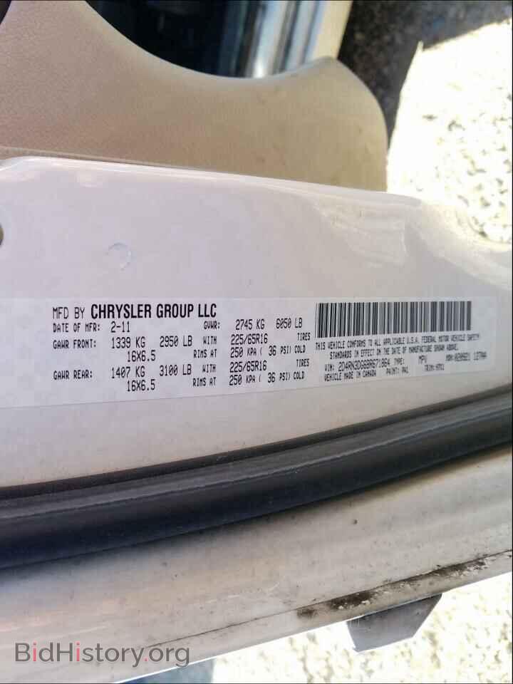 2011 DODGE CARAVAN - VIN: 2D4RN3DG6BR671864 - Photo 10