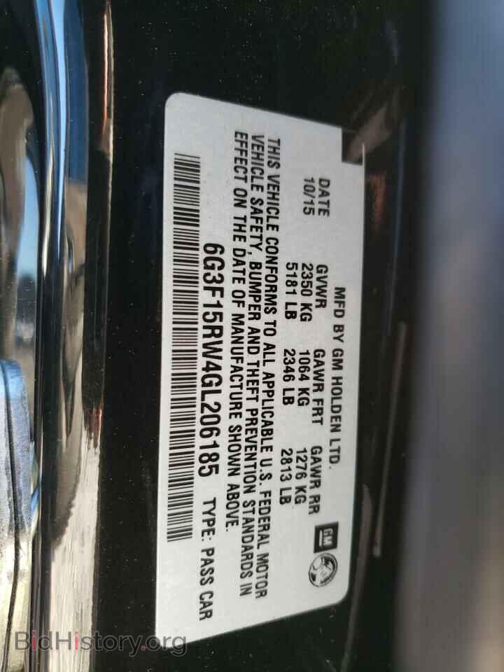2016 CHEVROLET SS - VIN: 6G3F15RW4GL206185 - Фото 12
