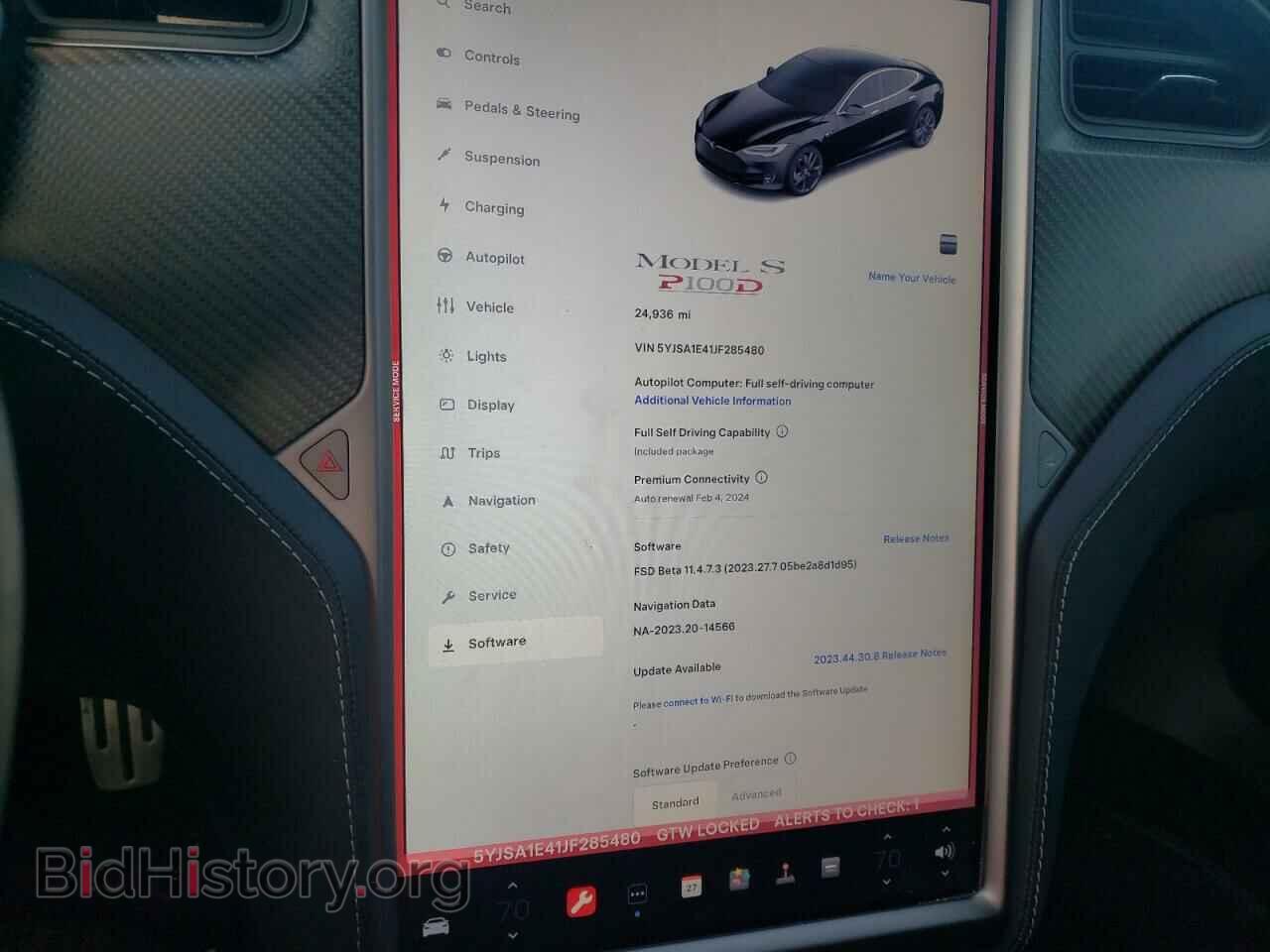 2018 TESLA MODEL S - VIN: 5YJSA1E41JF285480 - Фото 9