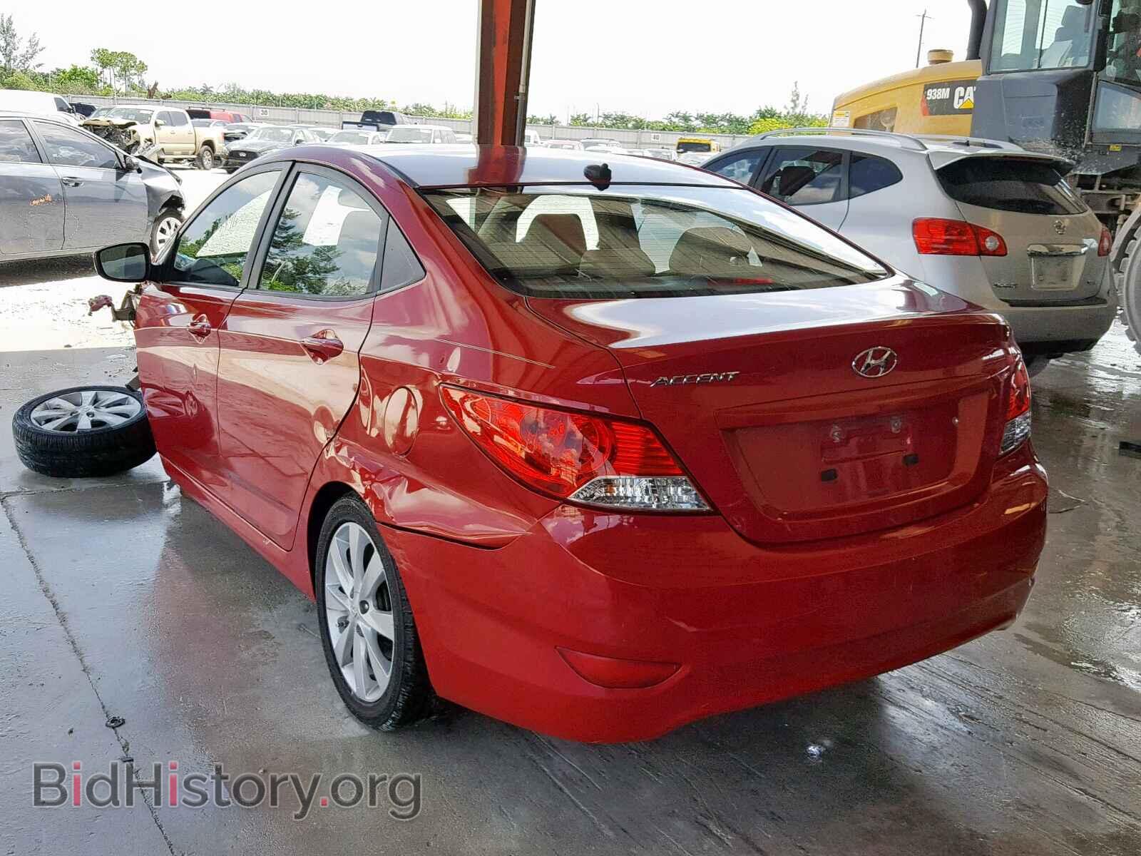 2013 HYUNDAI ACCENT - VIN: KMHCU4AE9DU284953 - Фото 3