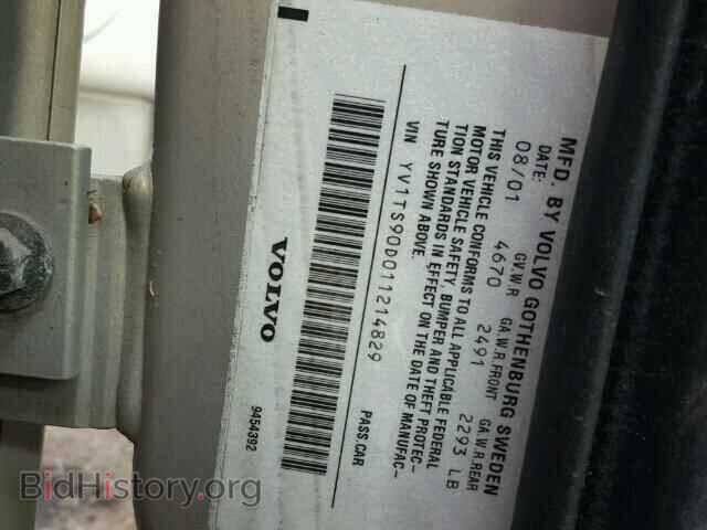 2001 VOLVO S80 - VIN: YV1TS90D011214829 - Фото 10