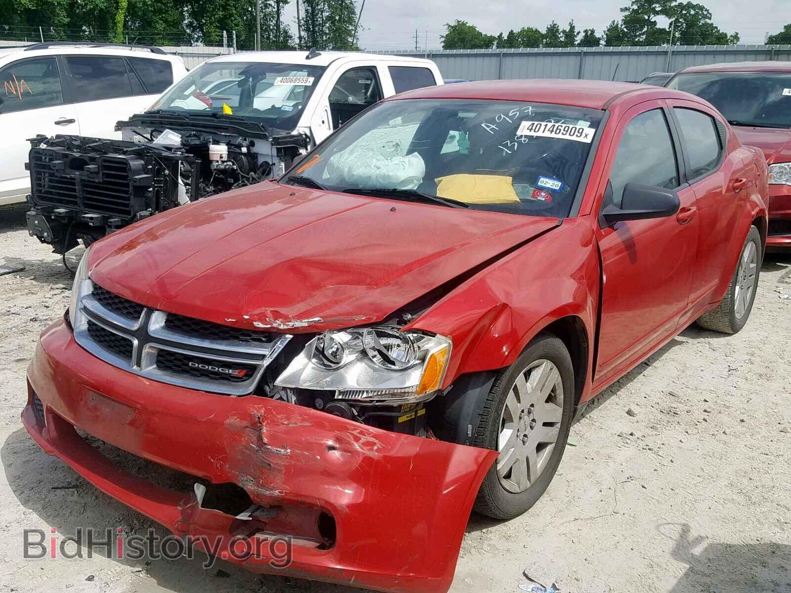 2012 DODGE AVENGER - VIN: 1C3CDZAG0CN247774 - Фото 2