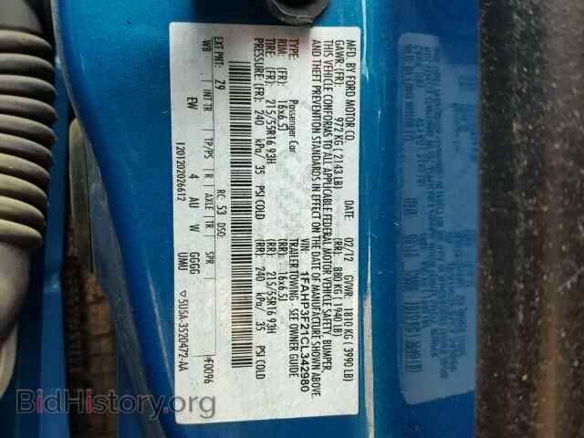 2012 FORD FOCUS - VIN: 1FAHP3F21CL342980 - Photo 10