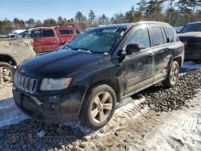 2012 Jeep COMPASS Latitude, черный — VIN 1C4NJDEB5CD563823, Copart