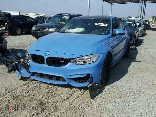 2015 BMW M3 - VIN: WBS3C9C5XFP805710 - Фото 2