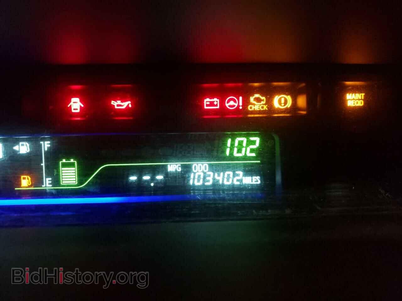 2014 TOYOTA PRIUS - VIN: JTDZN3EU4EJ010800 - Фото 8