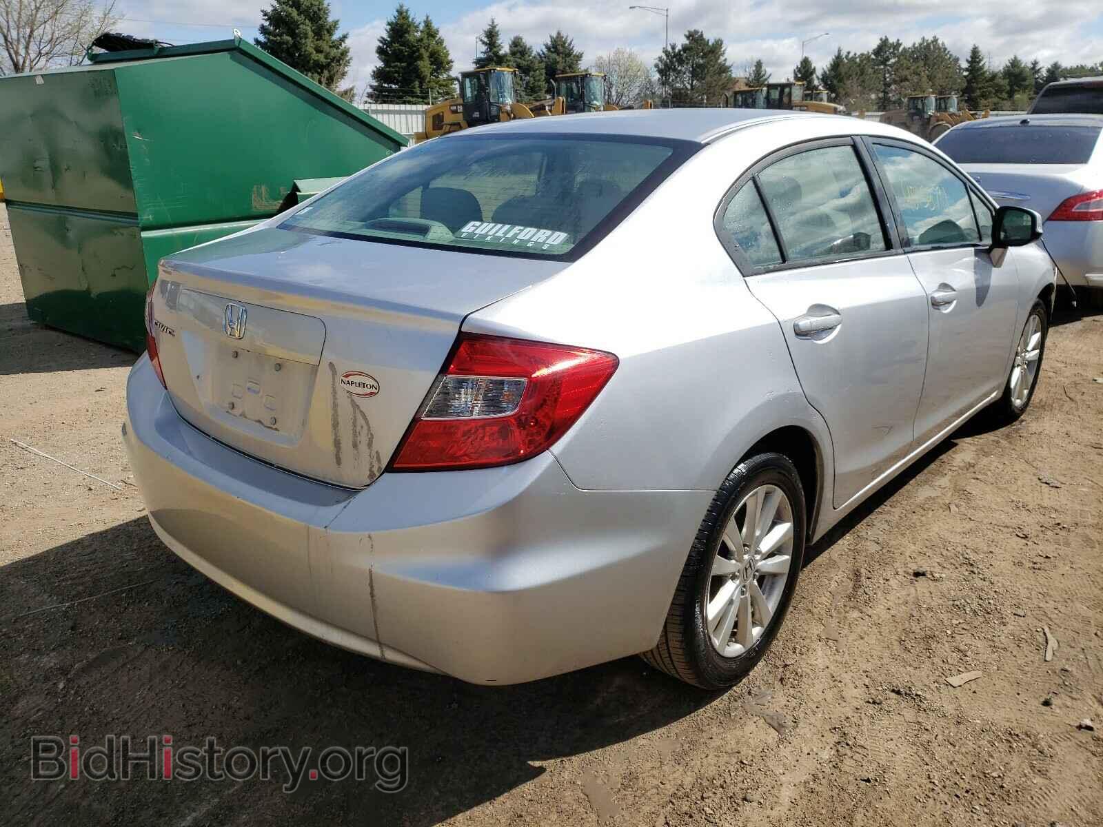 2012 HONDA CIVIC - VIN: 19XFB2F93CE008952 - Фото 4