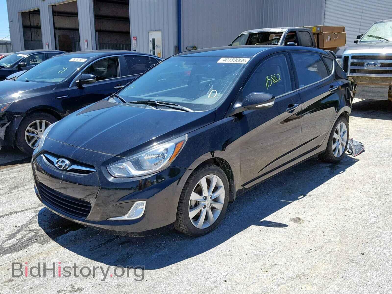 2013 HYUNDAI ACCENT - VIN: KMHCU5AE1DU085174 - Фото 2