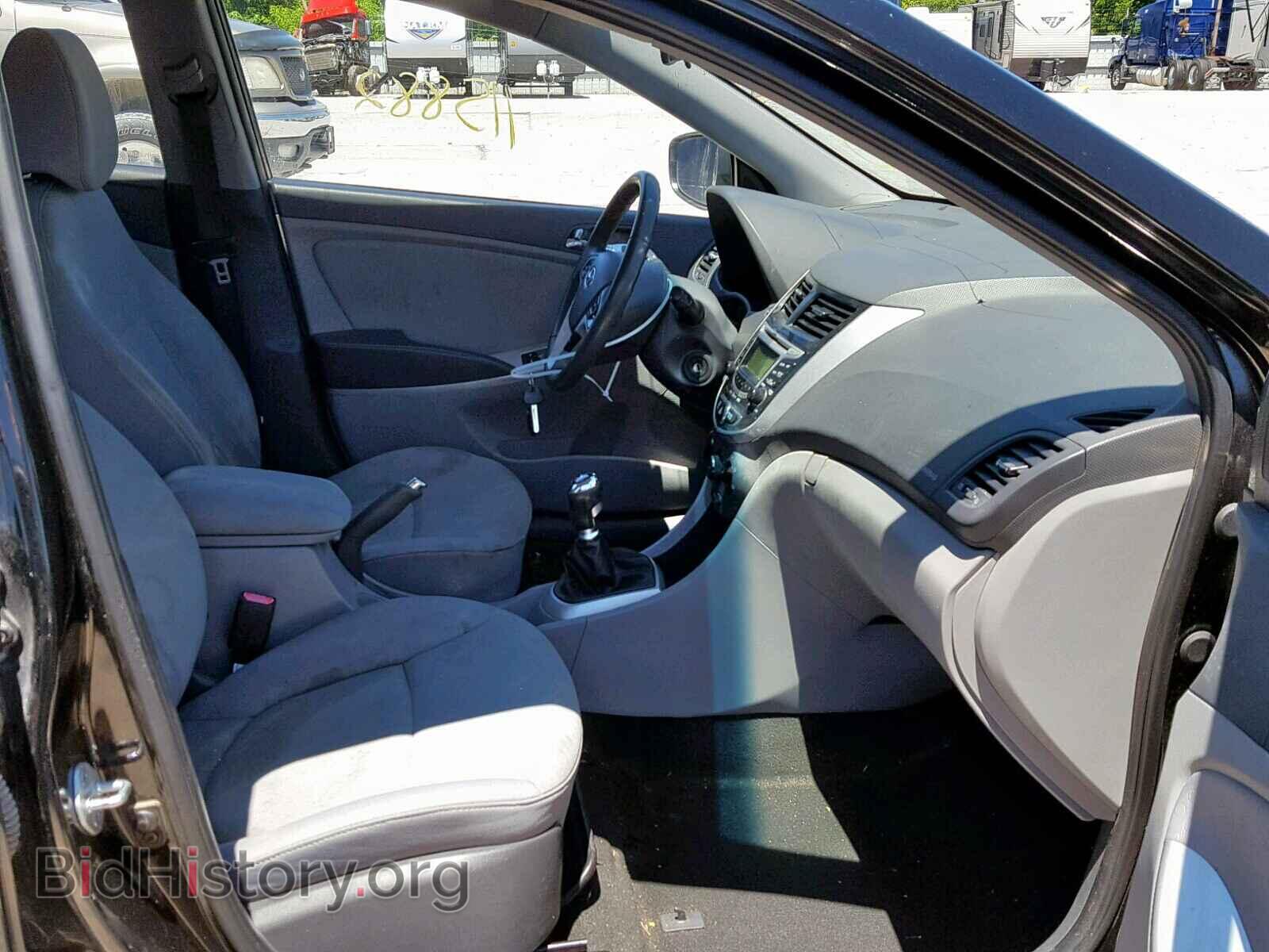 2013 HYUNDAI ACCENT - VIN: KMHCU5AE1DU085174 - Фото 5