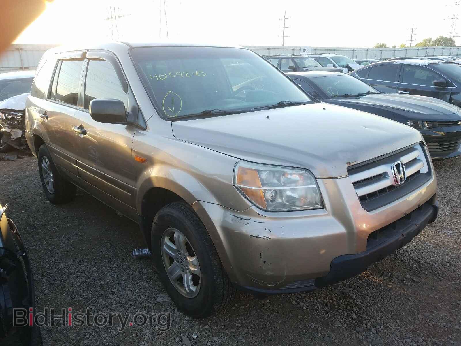 Фотография 5FNYF18196B028412 - HONDA PILOT 2006