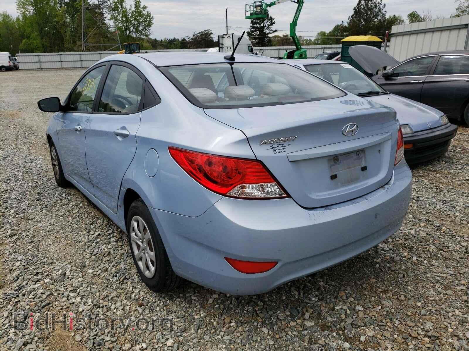 2012 HYUNDAI ACCENT - VIN: KMHCT4AE5CU189744 - Фото 3
