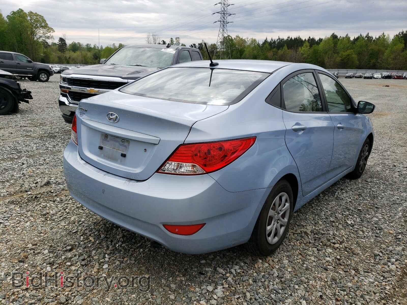 2012 HYUNDAI ACCENT - VIN: KMHCT4AE5CU189744 - Фото 4