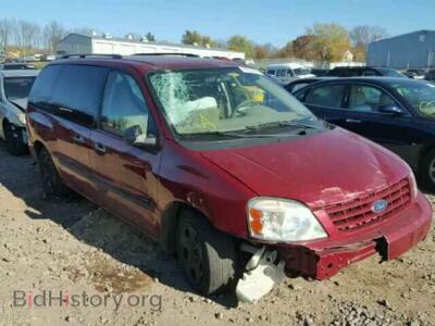 2004 Ford FREESTAR Freestar S, красный — VIN 2FMDA51634BB03640, Copart