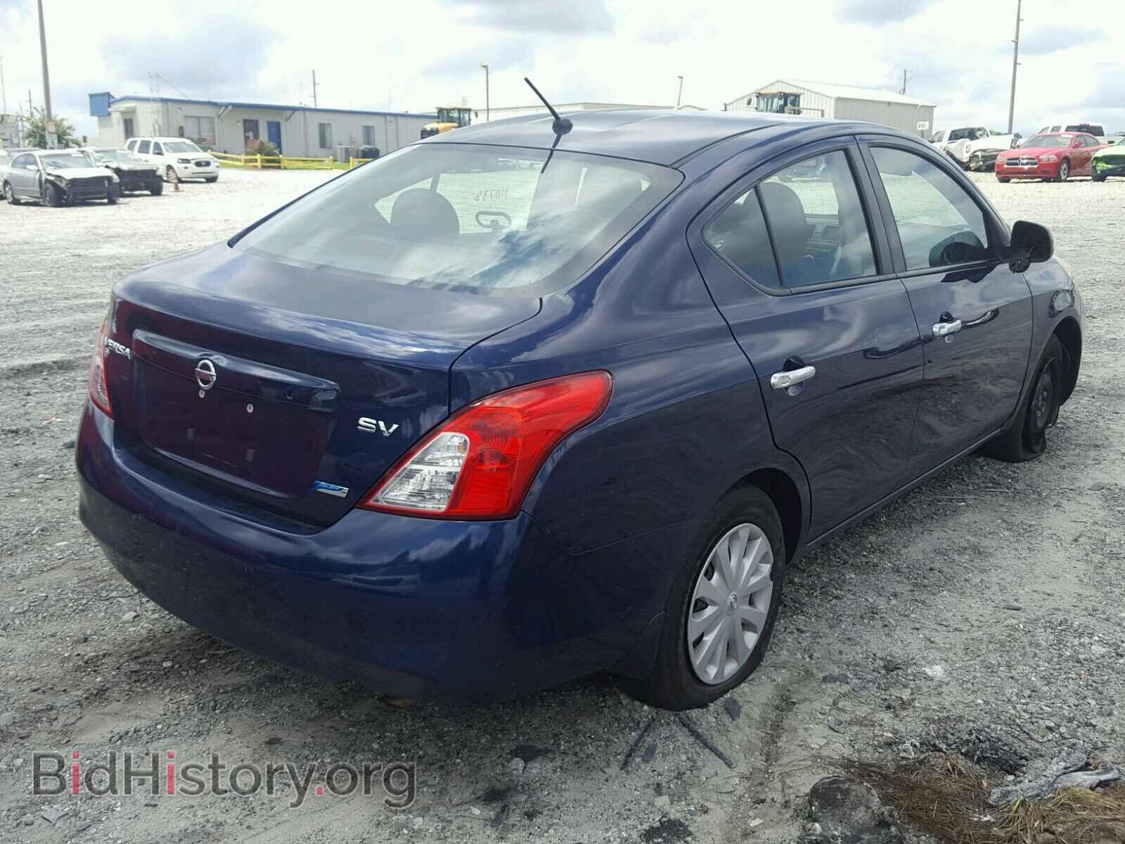 2012 NISSAN VERSA - VIN: 3N1CN7AP7CL885536 - Фото 4