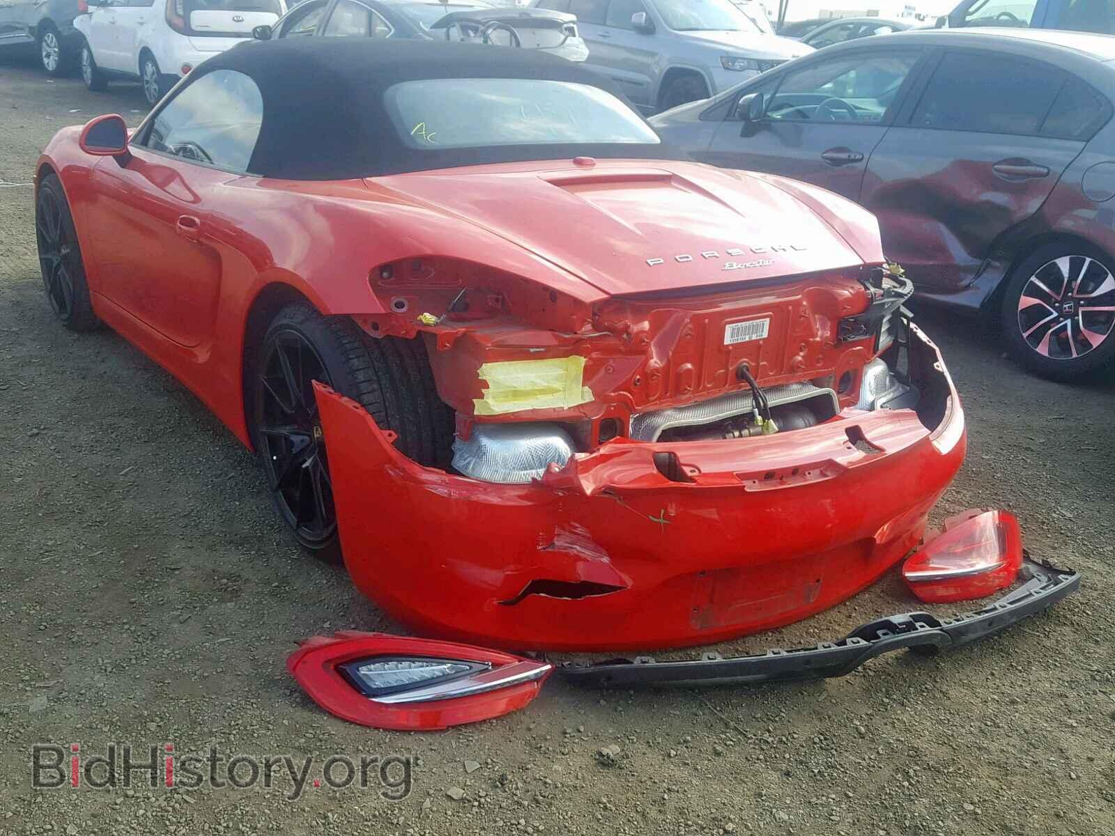 2015 PORSCHE BOXSTER - VIN: WP0CA2A89FS120452 - Фото 3