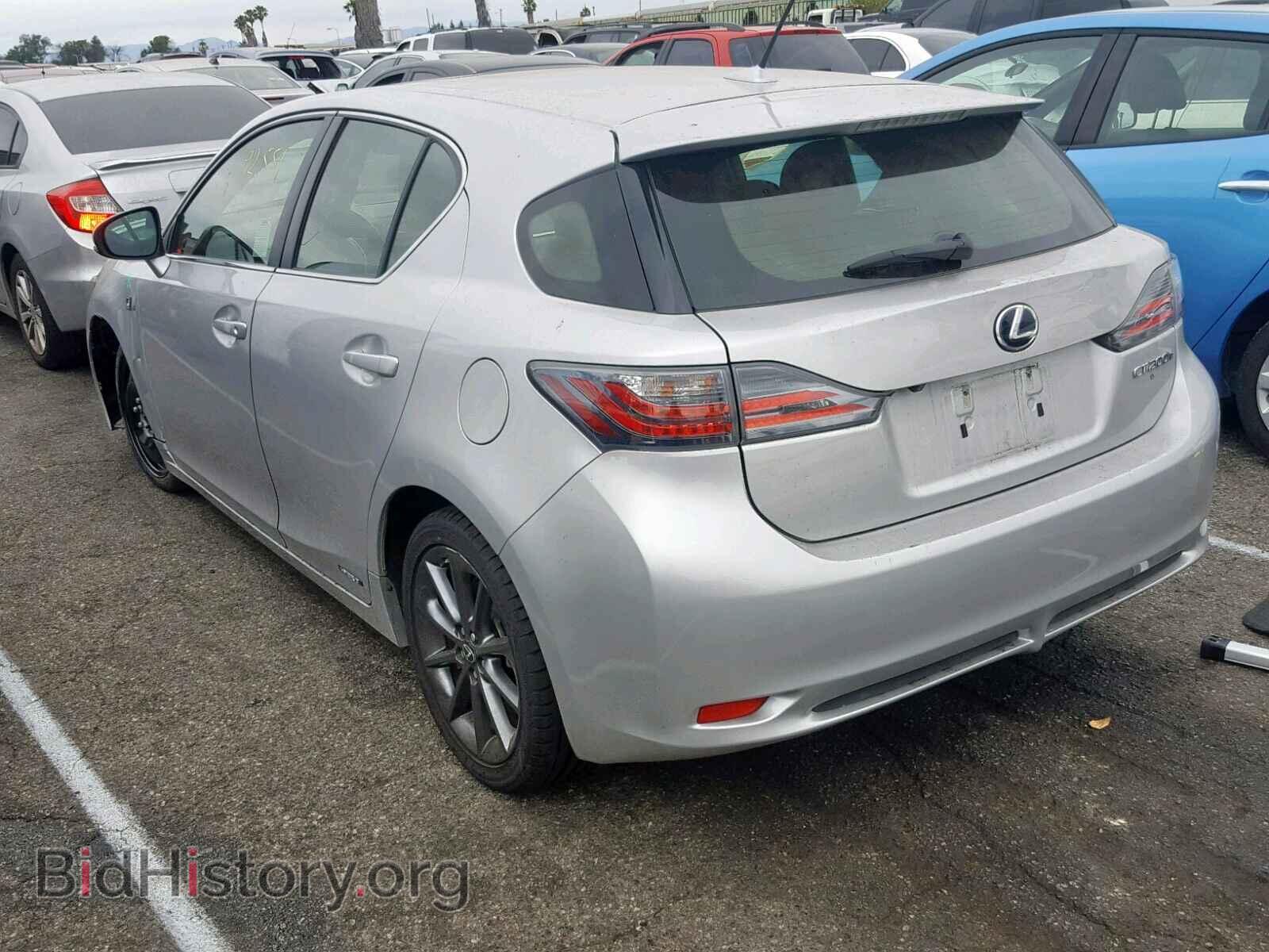 2012 LEXUS CT 200 - VIN: JTHKD5BH0C2116609 - Фото 3